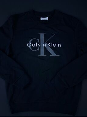 Calvin Klein Black Logo Crewneck